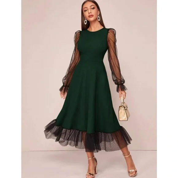 green emerald velvet dress SheIn Women's Elegant Dress A Line Lace Dress Vintage Retro Party Dress  Pleated Dress Cocktail Dress Butterfly Sleeve Midi Dresses, navy, XS :  Amazon.co.uk: Fashion